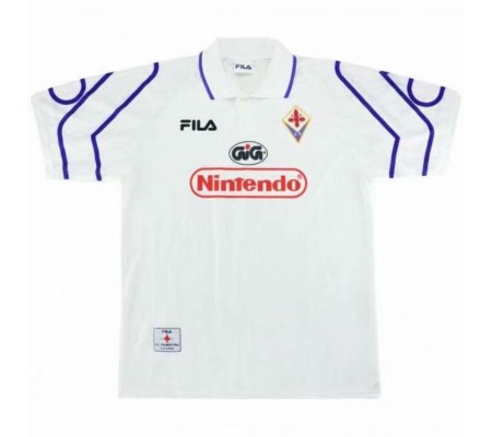 Fiorentina 97/98 Away White Soccer Jersey